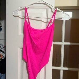 Pink Skims thong bodysuit!